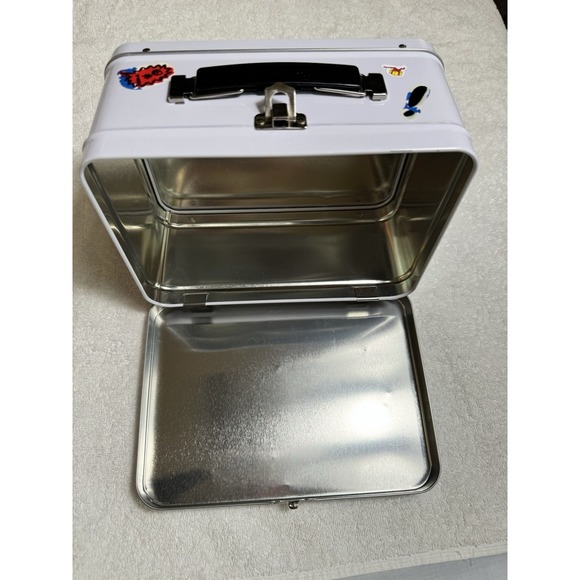 TEENAGE MUTANT NINJA TURTLES TIN METAL LUNCHBOX HEROES IN A HALF SHELL Limited E - Picture 8 of 8